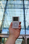 An iPod at the Birmingham Apple store