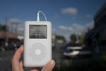 An iPod in downtown Seattle, WA